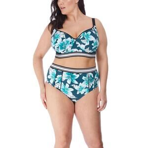 NEW ELOMI classic bikini brief in petrol